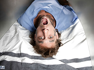 Rough gay assfucking in the MRI room! - Alex Mecum  Bo Sinn