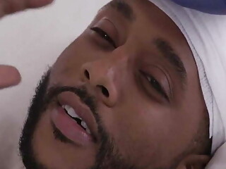 Black stud Jaxx Maxim pounds his doctor Michael Roman