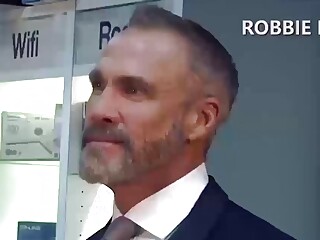 Hands Free - bareback gay sex in store - oral and anal